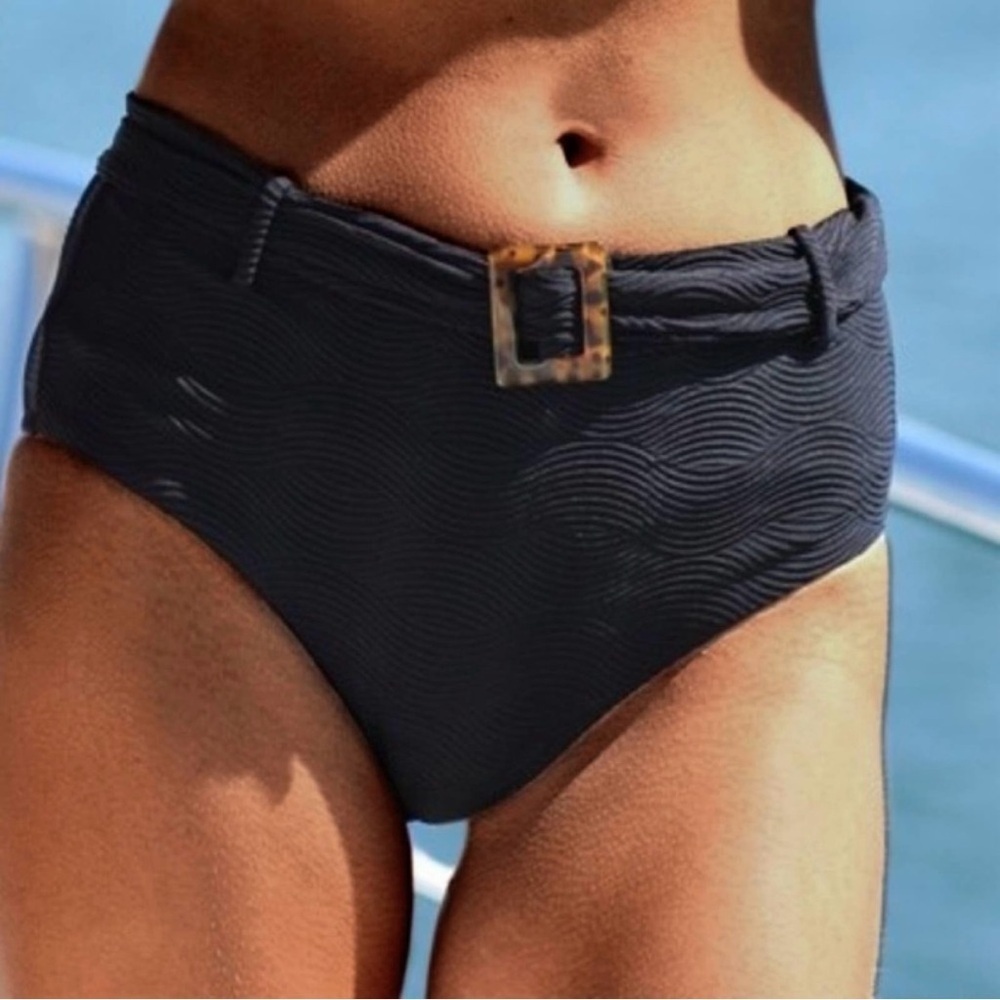 Seafolly Capri Sea Wide Side Retro Bikini Bottom NWOT